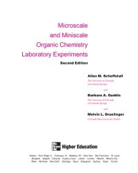 cover of the book Microscale and Miniscale Organic Chemistry Laboratory Experiments