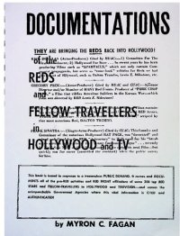 cover of the book Documentations of the REDS and FELLOW TRAVELLERS in HOLLYWOOD and TV