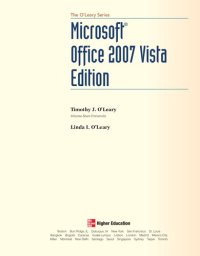 cover of the book Microsoft Office 2007 Vista Edition