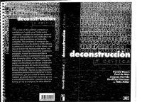 cover of the book Deconstrucción y crítica