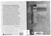 cover of the book Socialismo o barbarie: la alternativa al orden social del capital