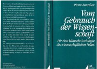 cover of the book Vom Gebrauch der Wissenschaft: Für eine klinische Soziologie des wissenschaftlichen Feldes