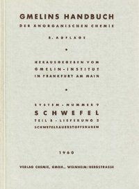 cover of the book Schwefel: Teil B — Lieferung 2. Schwefelsauerstoffsäuren