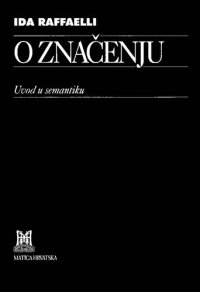 cover of the book O značenju: uvod u semantiku