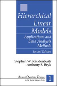 cover of the book Hierarchical Linear Models: Applications and Data Analysis Methods