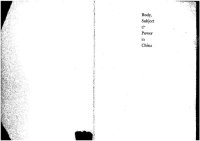 cover of the book Body, Subject, and Power in China