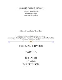 cover of the book Infinite in All Directions