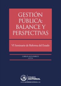 cover of the book Gestión pública: balance y perspectivas