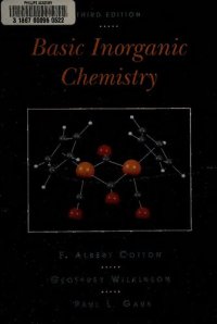 cover of the book Basic Inorganic Chemistry, 3rd Edition