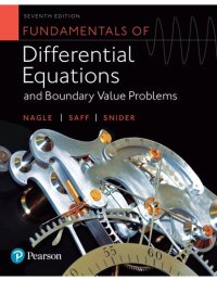 cover of the book Fundamentals of differential equations and boundary value problems.