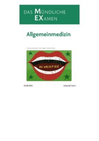 cover of the book MEX Das Mündliche Examen - Allgemeinmedizin (MEX - Mündliches EXamen)