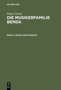 cover of the book Georg Anton Benda