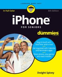 cover of the book iPhone for seniors for dummies