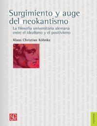 cover of the book Surgimiento y auge del neokantismo