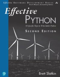 cover of the book Effective Python: 90 Specific Ways to Write Better Python