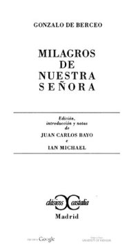 cover of the book Milagros de Nuestra Señora