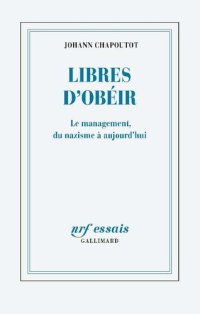 cover of the book Libres d’obéir