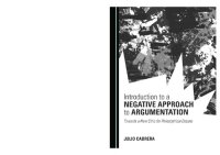 cover of the book Introduction to a Negative Approach to Argumentation: Towards a New Ethic for Philosophical Debate