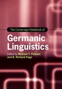 cover of the book The Cambridge Handbook of Germanic Linguistics