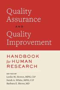 cover of the book Quality Assurance and Quality Improvement Handbook for Human Research