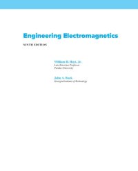 cover of the book Engineering Electromagnetics