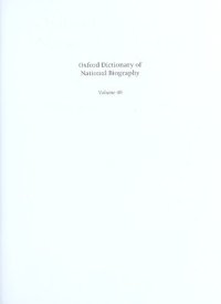 cover of the book Oxford dictionary of national biography: from the earliest times to the year 2000 volume 40 Murrell–Nooth