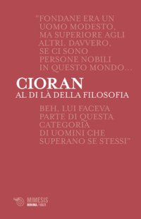 cover of the book Al di là della filosofia