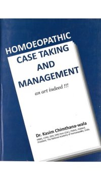 cover of the book HOMOEOPATHIC CASE TAKING AND MANAGEMENT