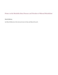 cover of the book Primer on the metabolic bone diseases and disorders of mineral metabolism