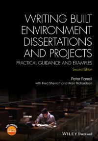 cover of the book Writing built environment dissertations and projects : practical guidance and examples