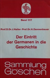 cover of the book Der Eintritt der Germanen in die Geschichte