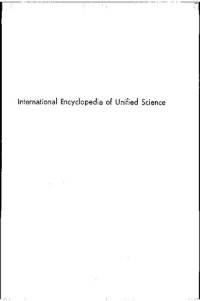 cover of the book International Encyclopedia of Unified Science