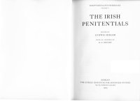 cover of the book The Irish Penitentials