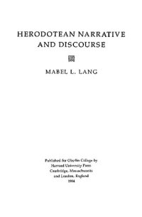 cover of the book Herodotean Narrative and Discourse