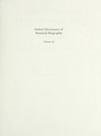 cover of the book Oxford dictionary of national biography: from the earliest times to the year 2000 volume 45 Pote–Randles