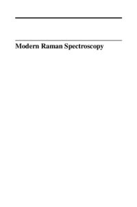 cover of the book Modern Raman Spectroscopy : a practical approach.