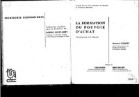 cover of the book La formation du pouvoir d'achat