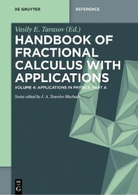 cover of the book Handbook of Fractional Calculus with Applications: Applications in Physics, Part A (De Gruyter Reference)