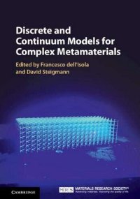 cover of the book Discrete and Continuum Models for Complex Metamaterials