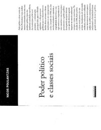 cover of the book Poder político e classes sociais