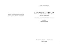 cover of the book Apollonii Rhodii Argonauticon. Liber quartus