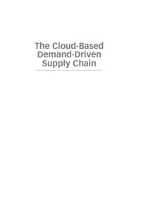 cover of the book The cloud-based demand-driven supply chain