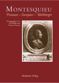 cover of the book Montesquieu: Franzose - Europäer - Weltbürger