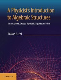 cover of the book A Physicist's Introduction to Algebraic Structures: Vector Spaces, Groups, Topological Spaces and More