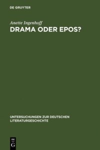 cover of the book Drama oder Epos?: Richard Wagners Gattungstheorie des musikalischen Dramas