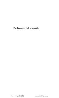 cover of the book Problemas del Lazarillo