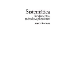 cover of the book Sistemática: Fundamentos, métodos, aplicaciones