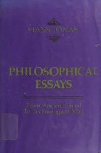 cover of the book Philosophical Essays: From Ancient Creed to Technological Man