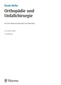 cover of the book Duale Reihe Orthopädie und Unfallchirurgie