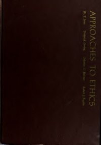 cover of the book Approaches to Ethics: Representative Selections from Classical Times to the Present